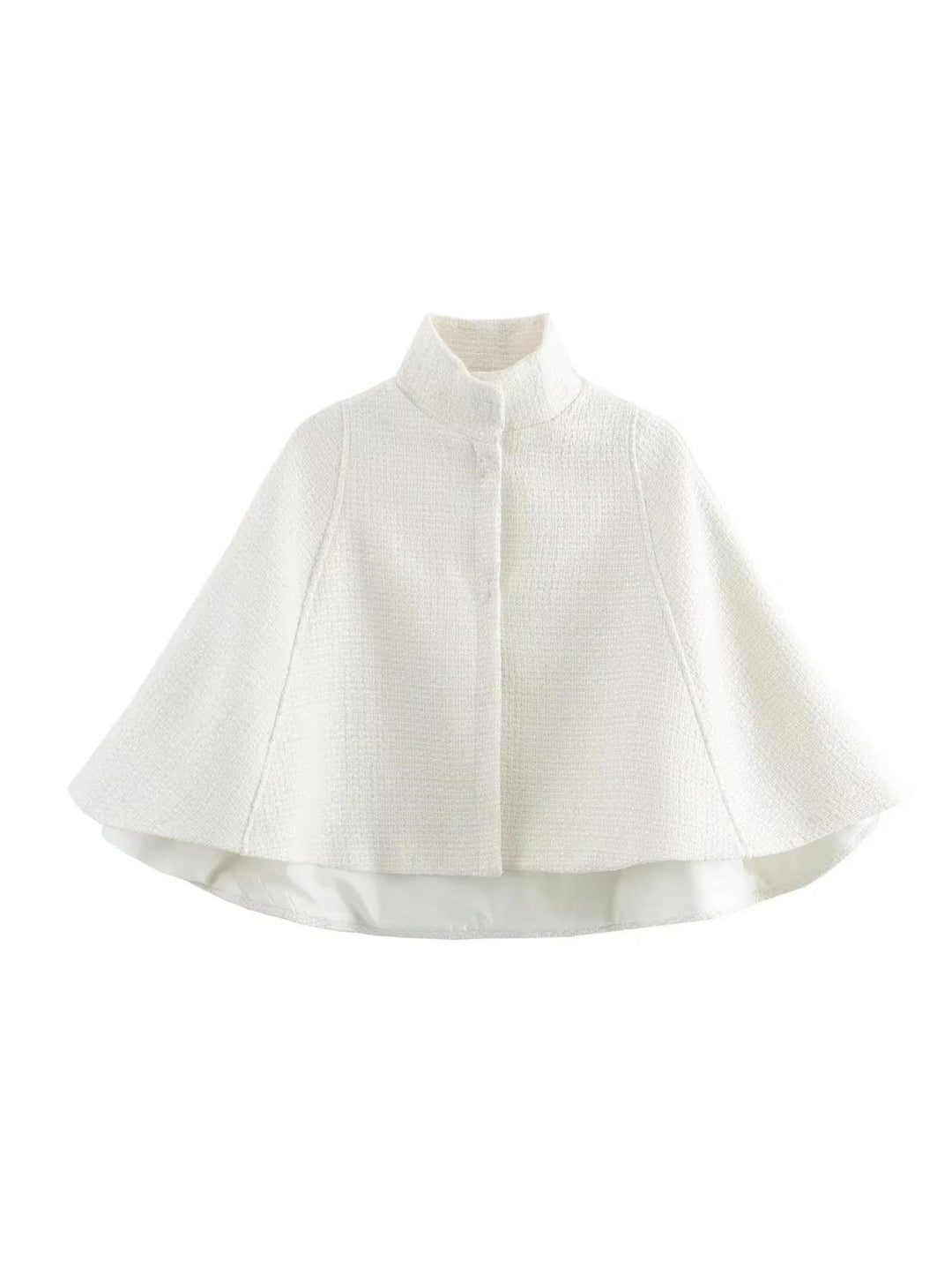 Elegant coat jacket for women in structured fabric Amarae