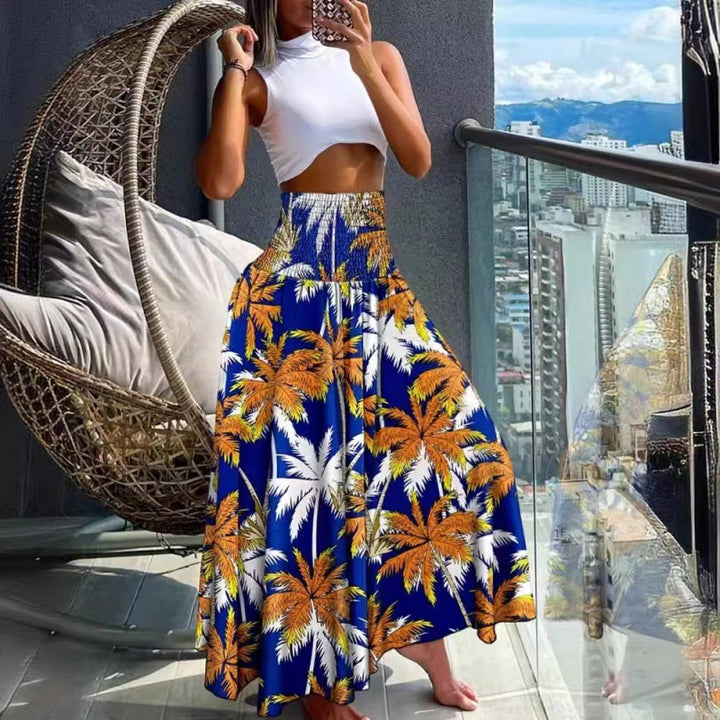 Lune London maxi skirt with lively patterns for women