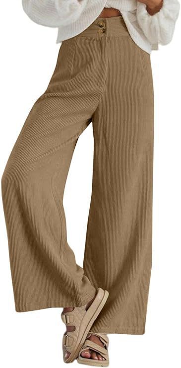 Wide corduroy pants for women Lune London