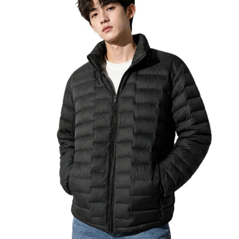 Men's Lightweight Padded Jacket with Down Look Amarae