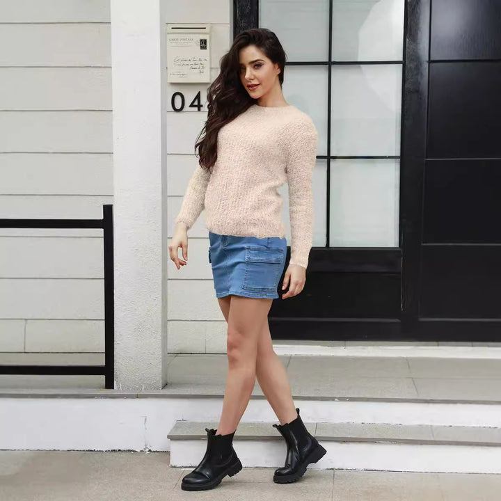 Luxurious sweater for women with a soft knit pattern Lune London
