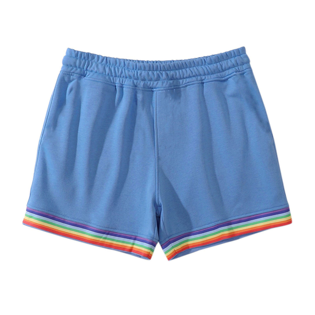 Lune London women's sporty leisure pants with colorful striped design