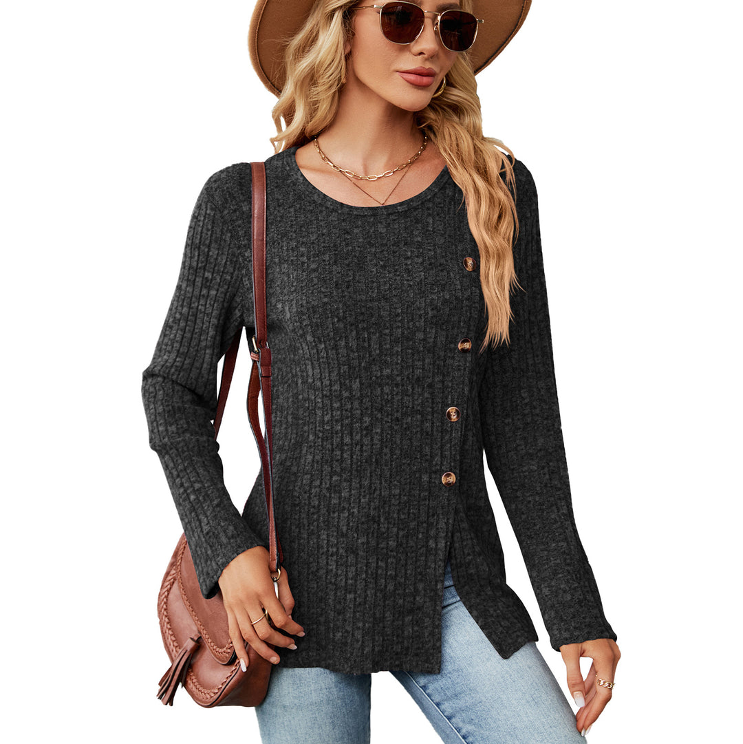 Haut en tricot à manches longues pour femmes Chic & Stil