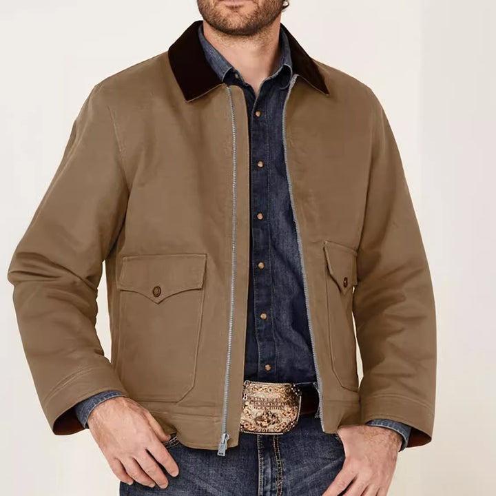 Modern utility jacket for men with practical pockets and sturdy outer material Lune London