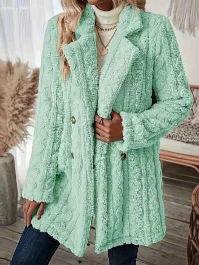 Ladies cozy fleece jacket with Amarae structure