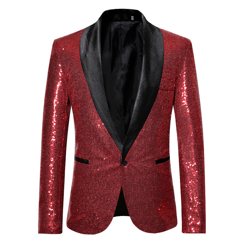 Elegant sequined blazer for men with a modern cut Lune London