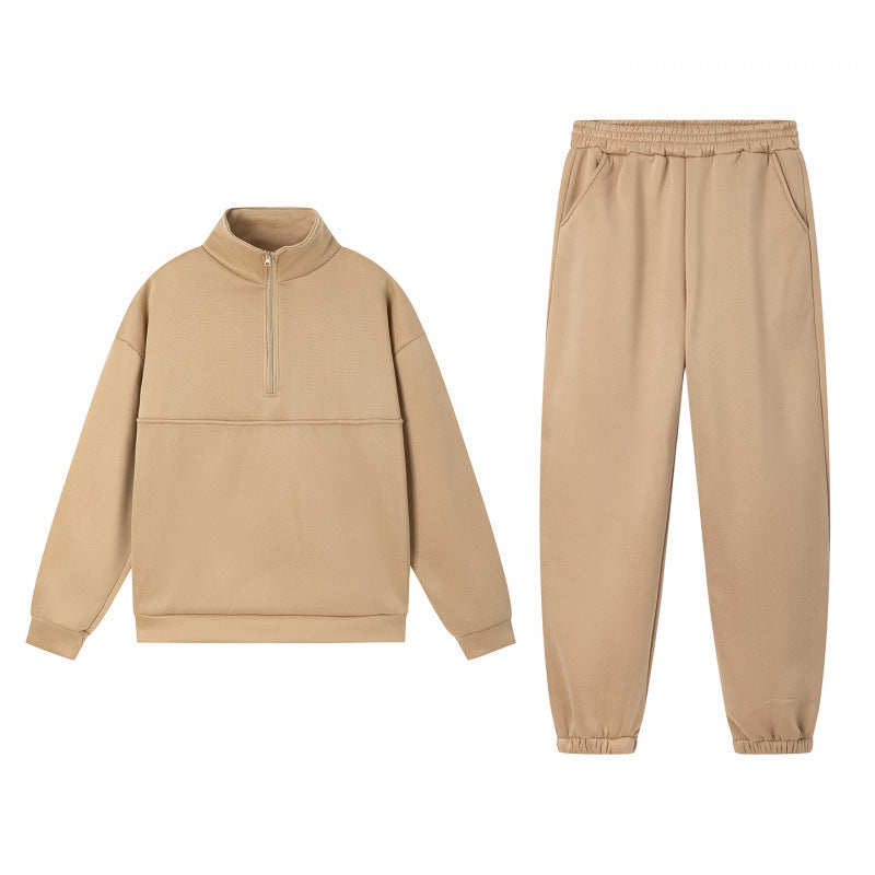 Ensemble de sweatshirts de sport pour femmes avec col montant et poignets élastiques Chic & Stil