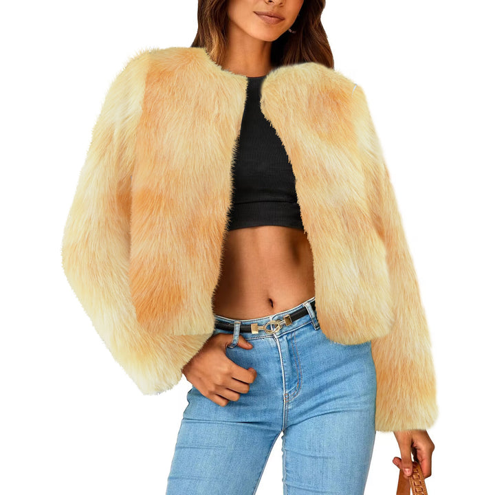 Women Luxury Faux Fur Coat with Elegant Details Lune London