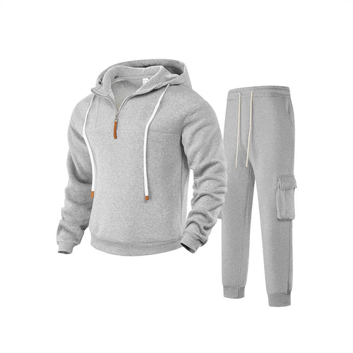 Men's Sporty Tracksuit with Modern Zipper and Practical Pockets Amarae