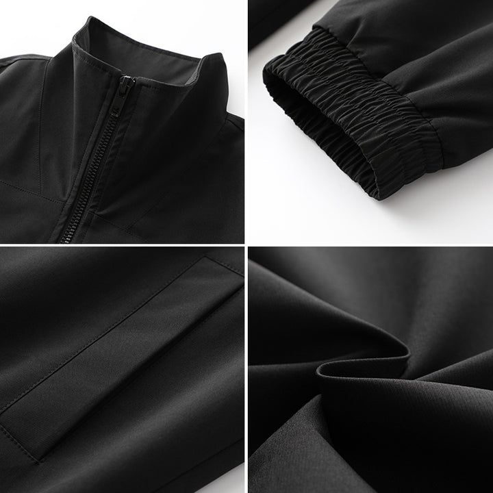 Leisure jacket for men with practical pockets and high collar Lune London
