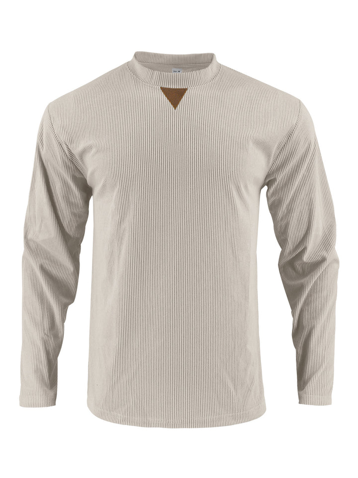 Men's long sleeve sports T-shirt with innovative structured design Lune London