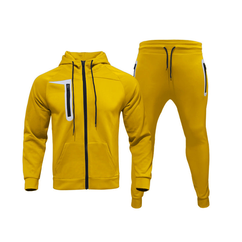 Men's sports jacket with breathable functional material and practical zip pockets Lune London