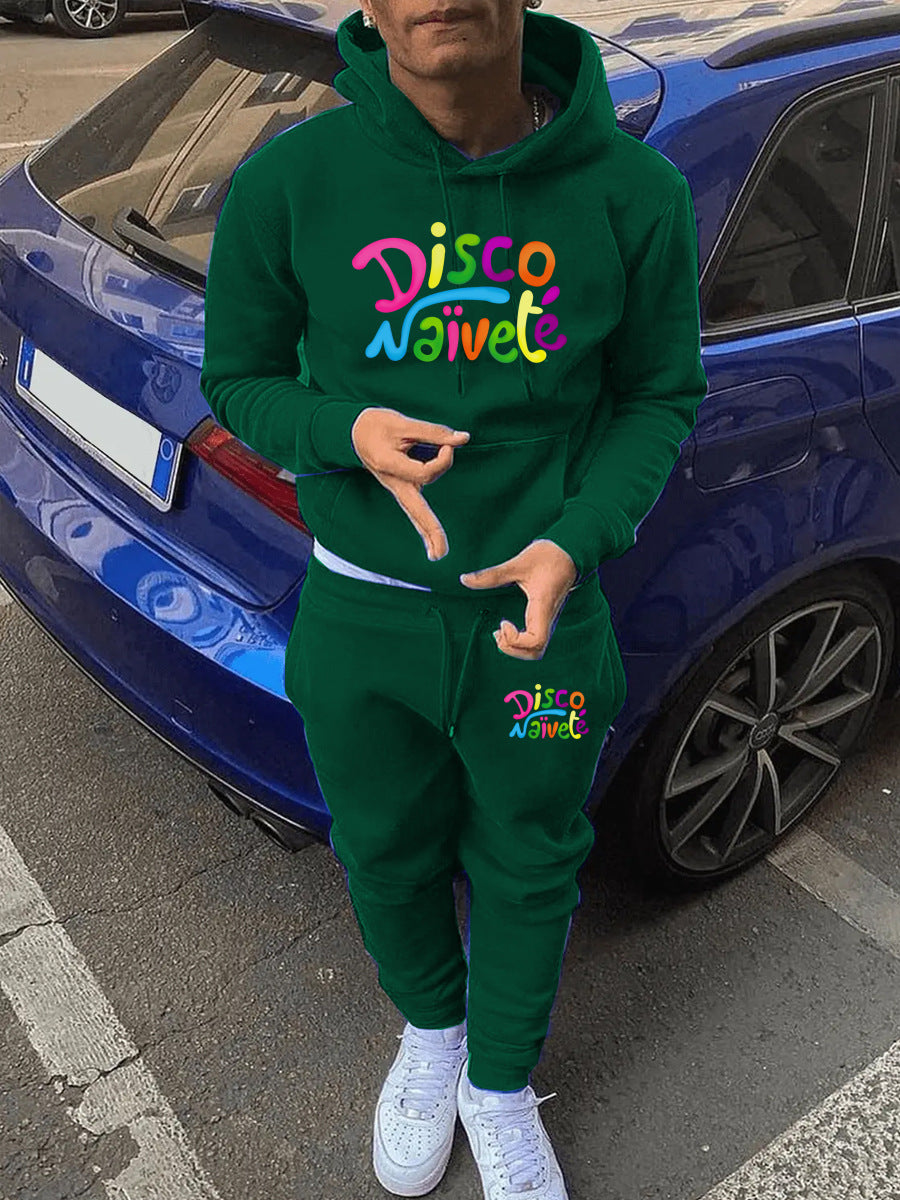Women's hoodie and jogger set with bold inscription Lune London