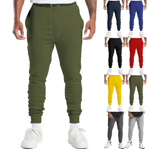 Men's sporty jogger pants with elastic waistband and practical pockets Amarae