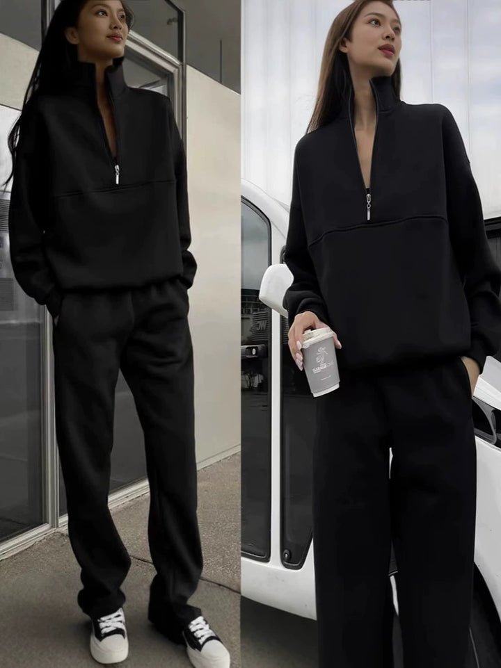 Lune London women's casual sweatshirt and jogger pants set