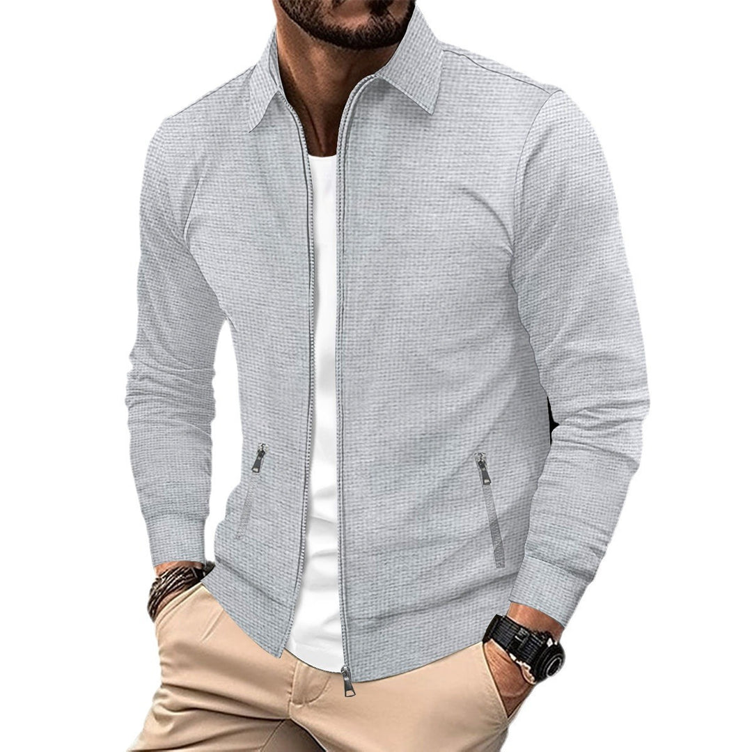 Modern leisure jacket for men with zip and practical side pockets Lune London