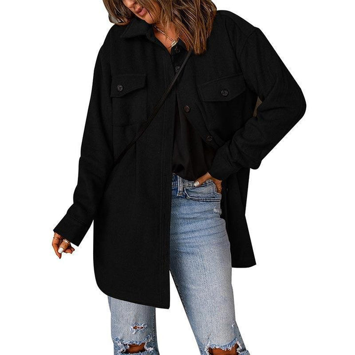 Women Oversized Jacket with Two Chest Pockets Amarae