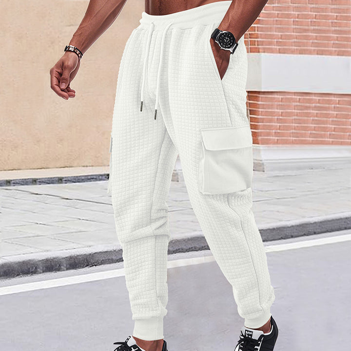 Men's cargo joggers with breathable side pockets and elastic waistband Chic and style