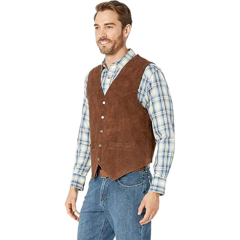 Elegant suede jacket for men with practical pockets and classic fit Lune London