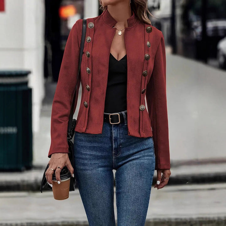 Trendy button jacket for women Lune London