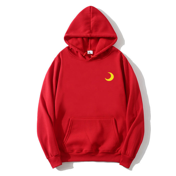 Women's hoodie with cute moon motif Chic & Stil