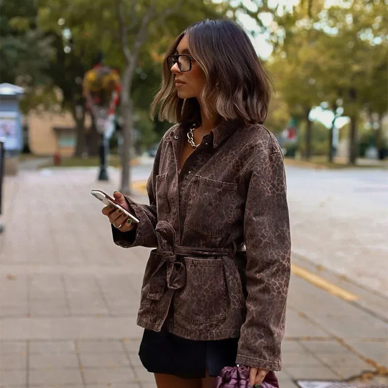 Animal print jacket for women Lune London