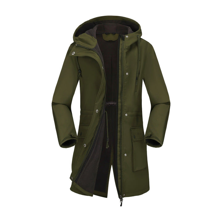 Ladies Functional Outdoor Jacket with Adjustable Waist Drawstring and Inner Lining Lune London