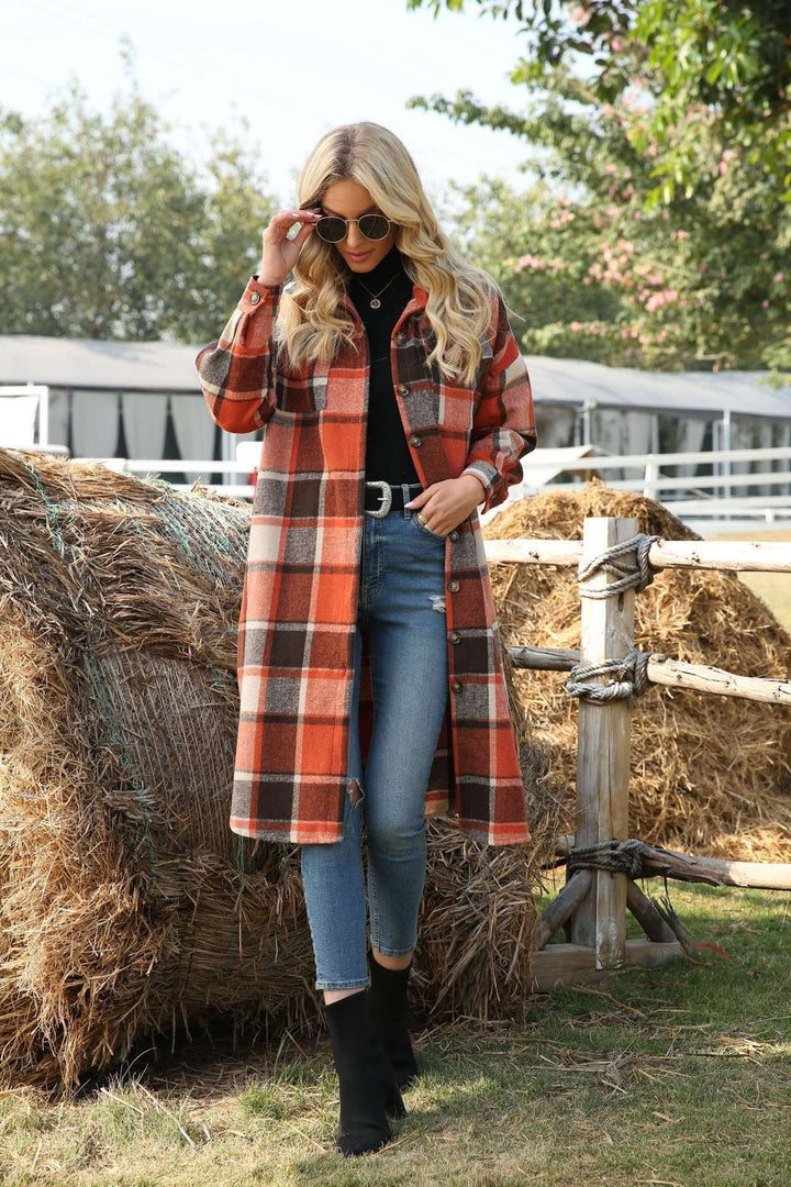 Checkered overshirt jacket for women Lune London