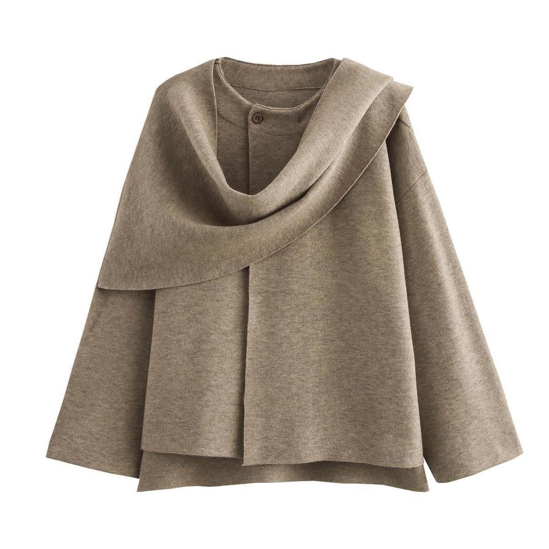Pull-over tendance pour femmes en matériau doux Lune London