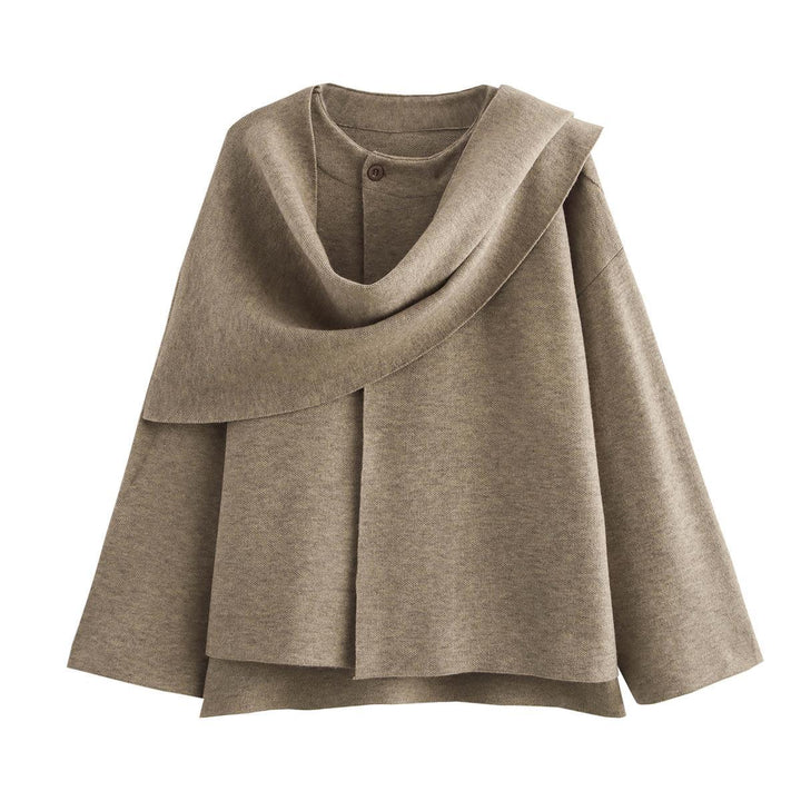 Pull-over tendance pour femmes en matériau doux Lune London