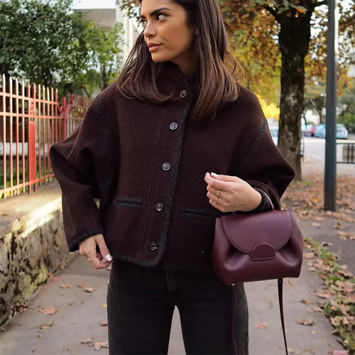 Amarae oversized wool jacket for women