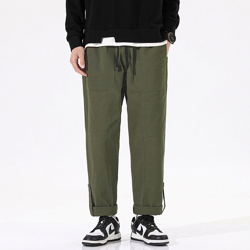 Men's cargo pants with practical side pockets and relaxed fit Lune London