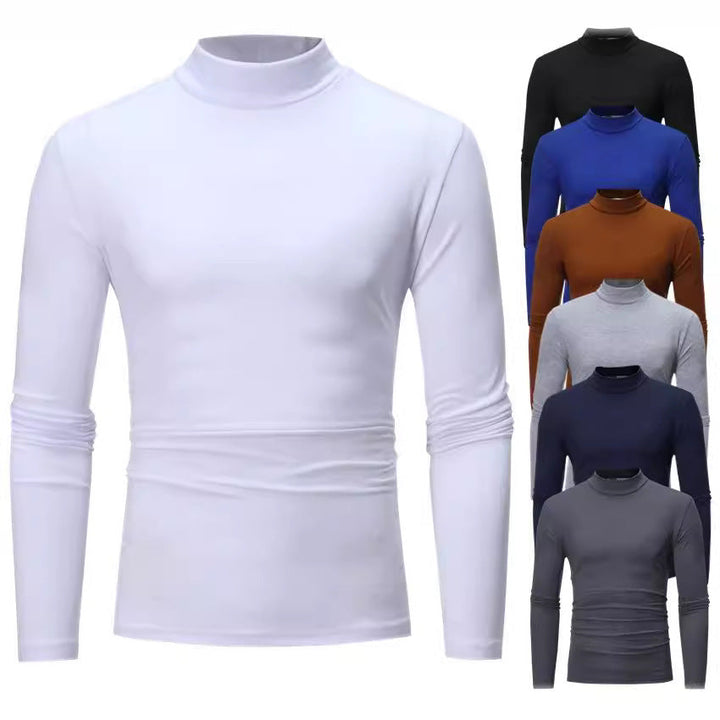 Men's Elegant Turtleneck T-Shirt Made Of Soft Jersey Lune London