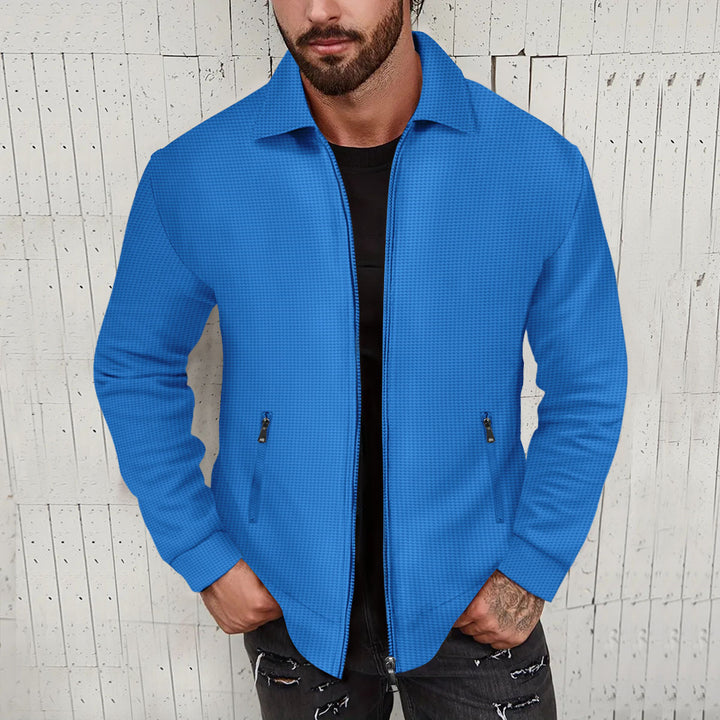 Veste matelassée tendance pour hommes avec col montant et poches zippées latérales Lune London