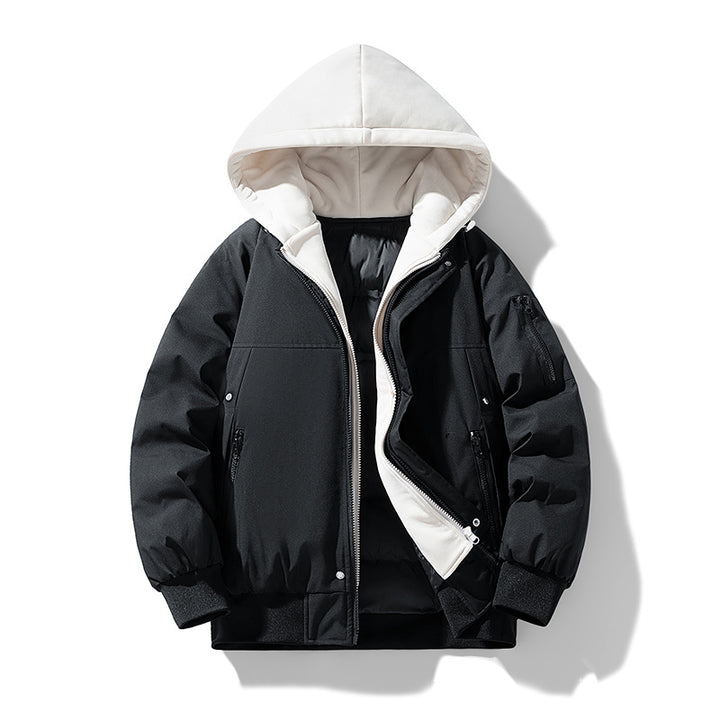 Women's quilted transitional jacket with removable hood lining Amarae