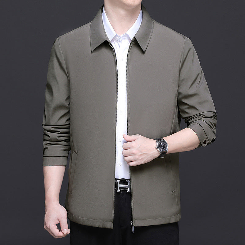 Men's lightweight quilted transitional jacket with internal quilted lining and classic collar Amarae