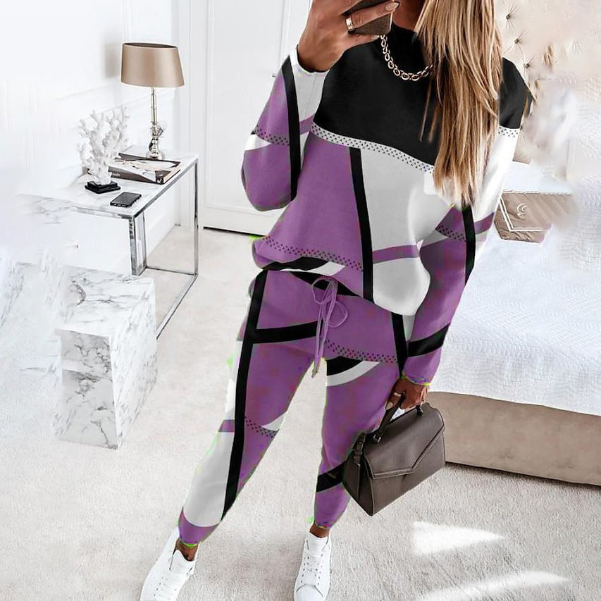 Lune London modern geometric design loungewear set for women