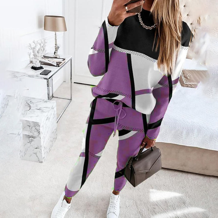 Lune London modern geometric design loungewear set for women