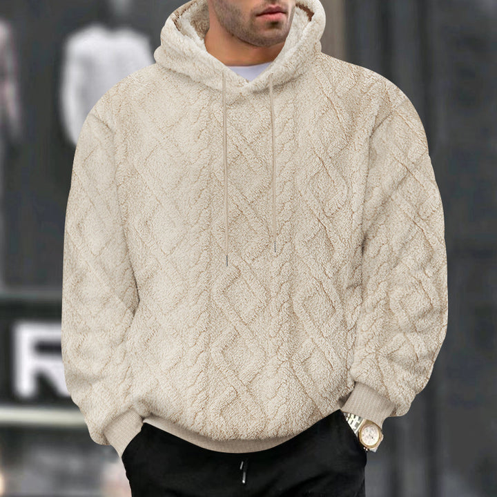 Men's cozy hoodie with structured design Lune London