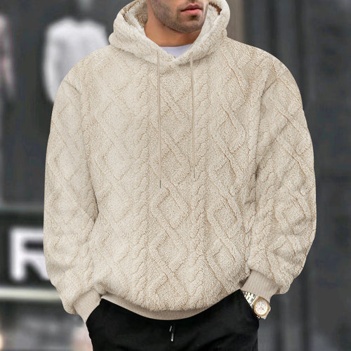 Men's cozy hoodie with structured design Amarae
