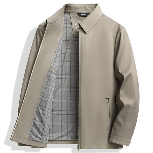 Technical transition jacket for men with protected zip Amarae
