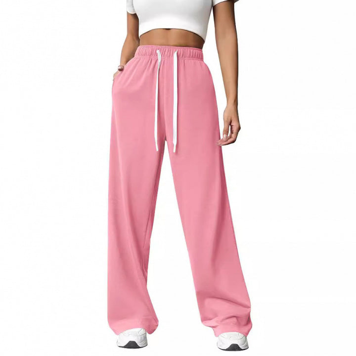 For women Comfortable and casual leisure pants with a loose fit and elastic waist Lune London