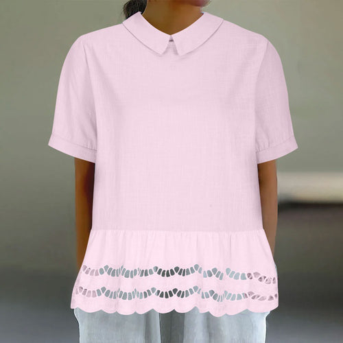 Elegant lace hem blouse Amarae for women