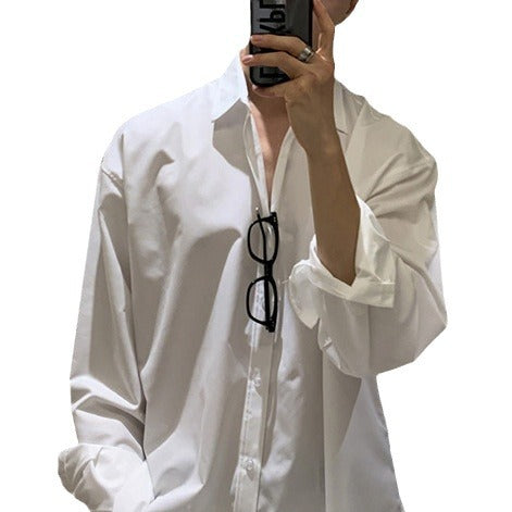 Men's oversized breathable cotton shirt with relaxed fit Lune London