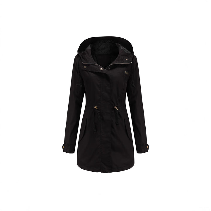 Functional jacket for women with adjustable waist and zipper Lune London