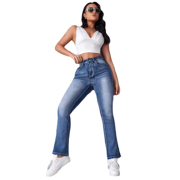 Chic & Stil High Waist Women's Flare Jeans