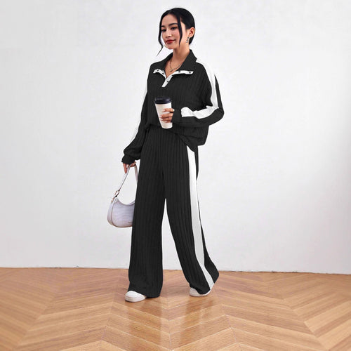 Women's leisure set with sporty accents and stylish stretch material Amarae
