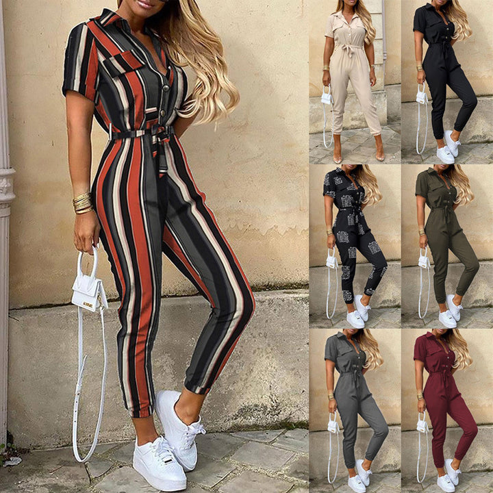 Women's elegant jumpsuit with tailored fit and practical pockets Lune London