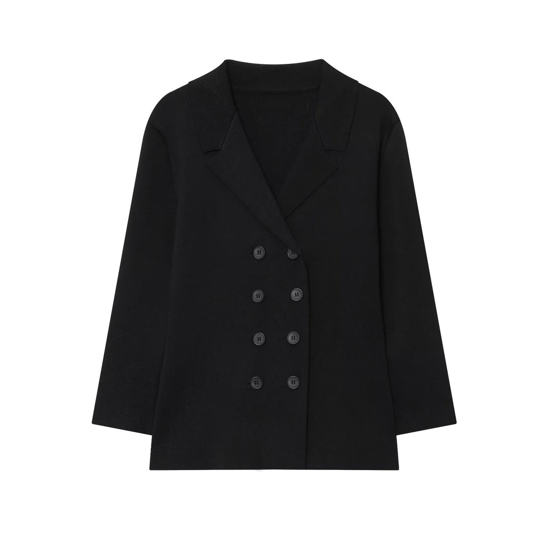 Lune London Elegant Double-Breasted Blazer Jacket Women