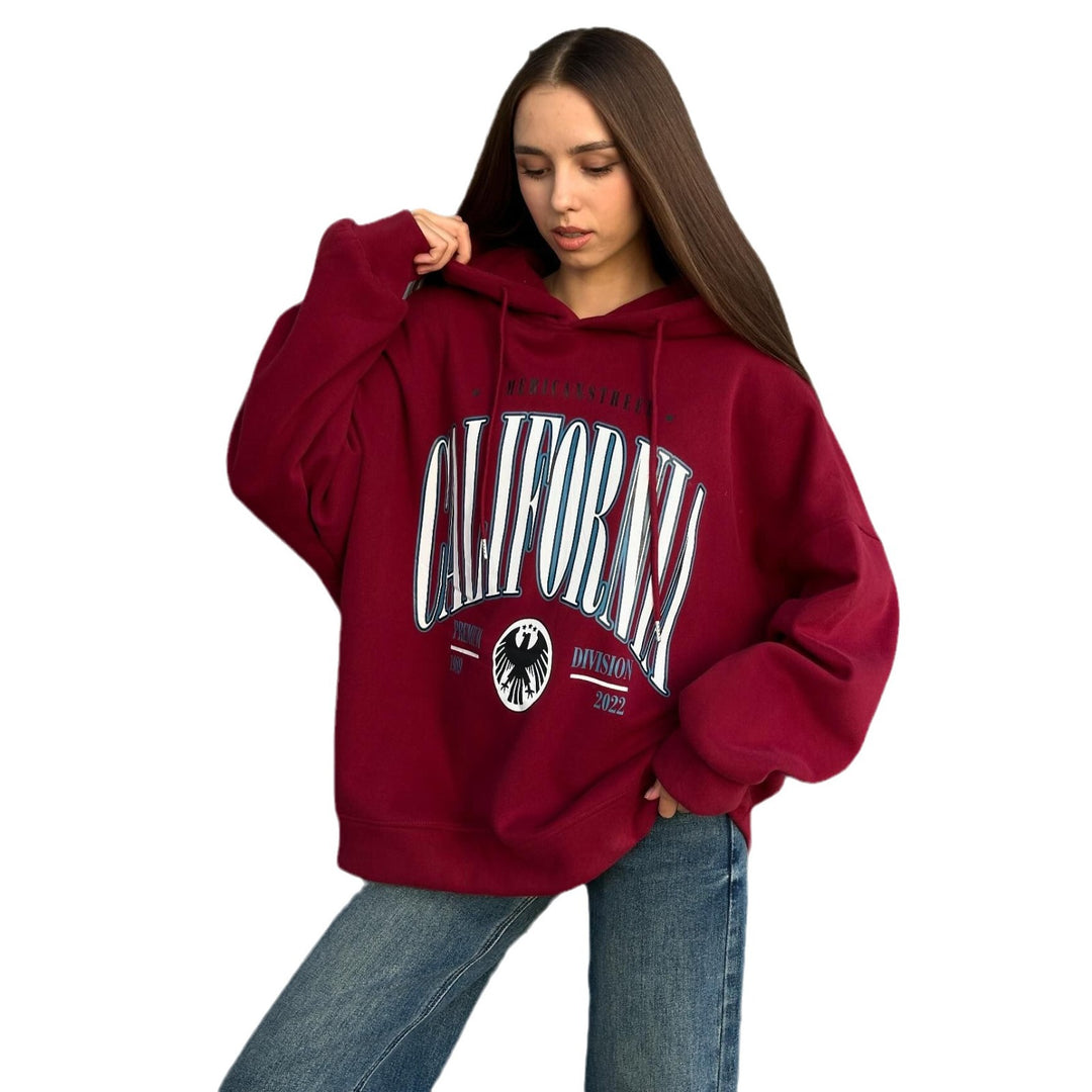 Oversized women's hoodie with creative graphic design Amarae